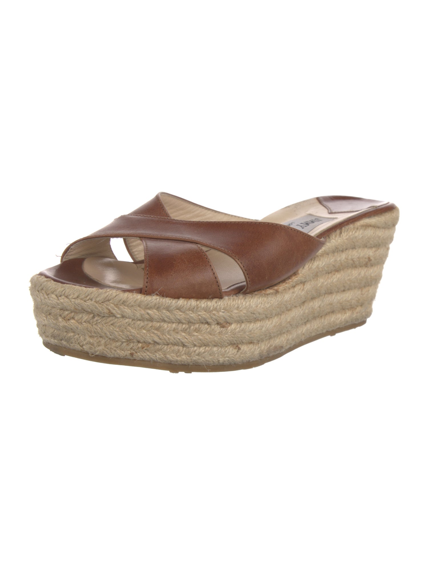 Jimmy Choo Leather Espadrilles