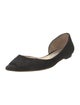 Jimmy Choo Suede D'Orsay Flats