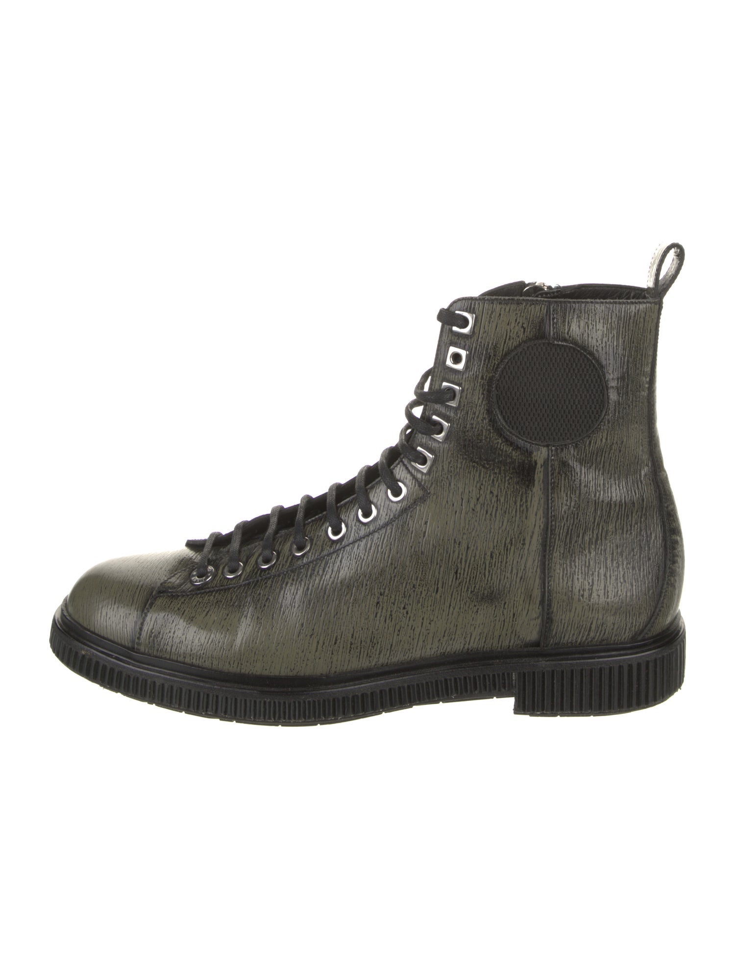 Jimmy Choo Leather Lace-Up Boots