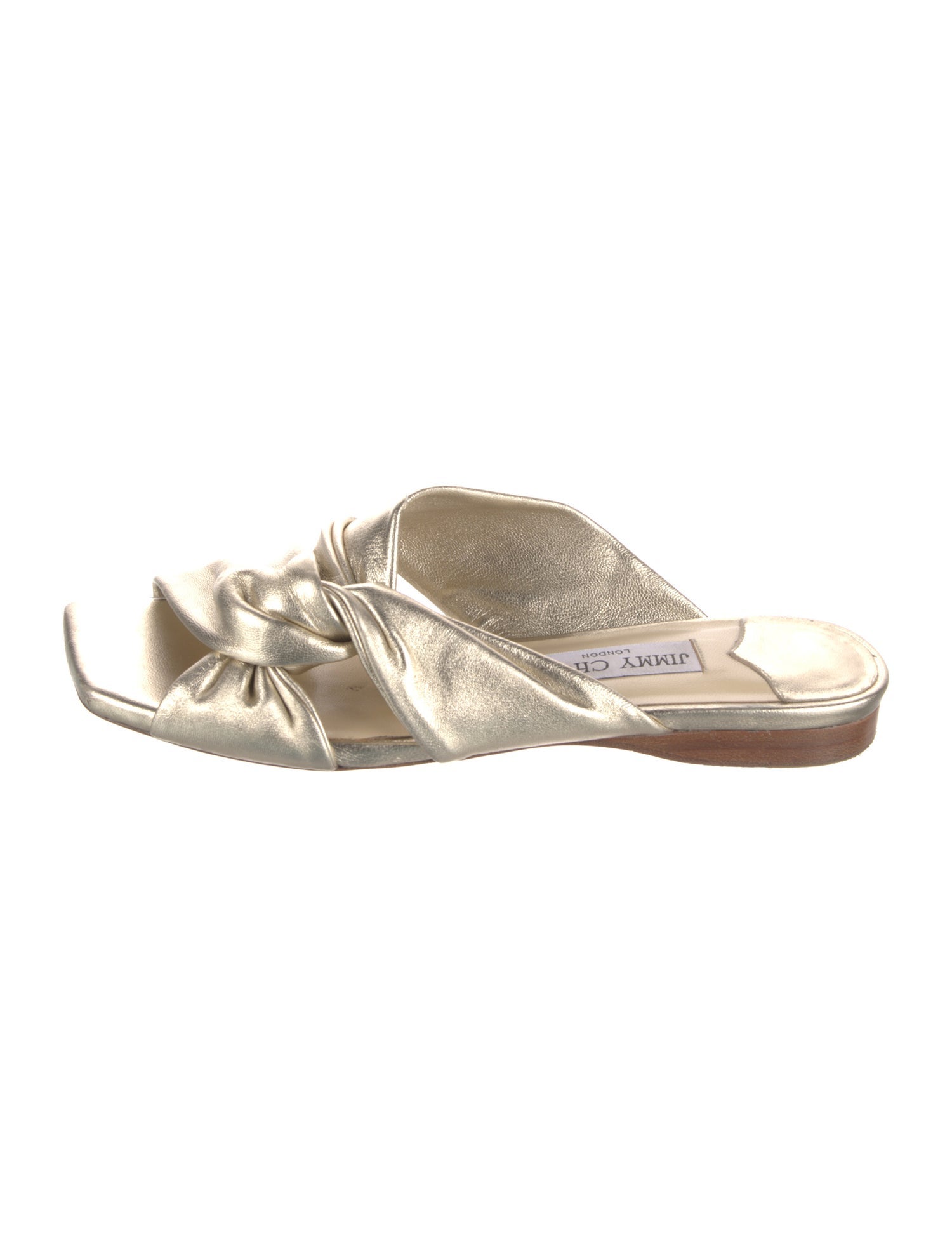 Jimmy Choo Leather Slides