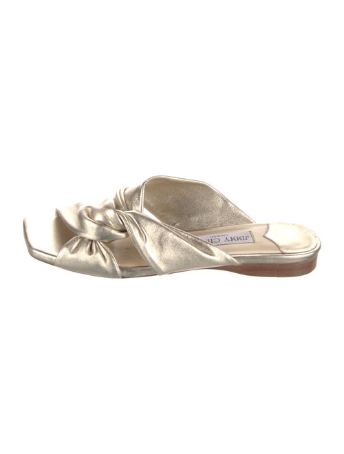 Jimmy Choo Leather Slides