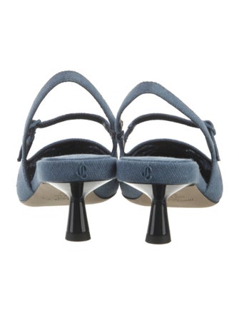 Jimmy Choo Denim Slingback Pumps