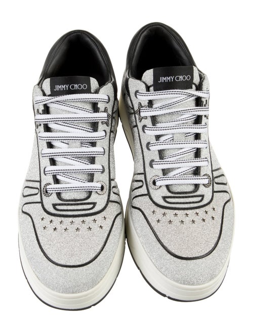 Jimmy Choo Glitter Glitter Accents Sneakers