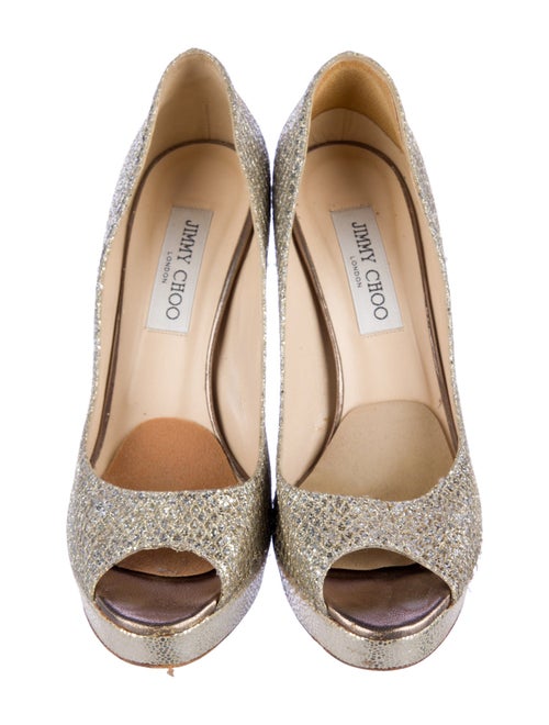 Jimmy Choo Glitter Glitter Accents Pumps