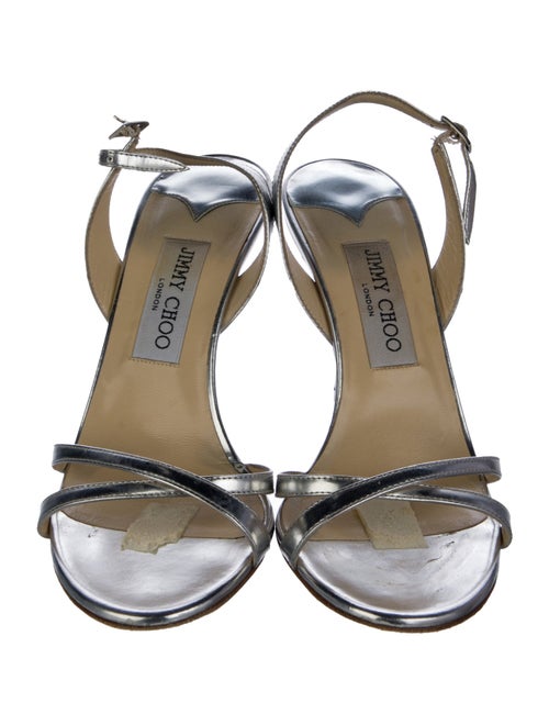 Jimmy Choo Leather Slingback Sandals
