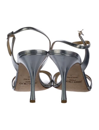 Jimmy Choo Leather Slingback Sandals