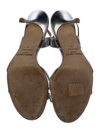 Jimmy Choo Leather Slingback Sandals