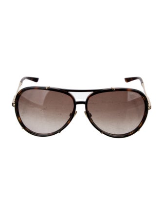 Jimmy Choo Aviator Gradient Sunglasses
