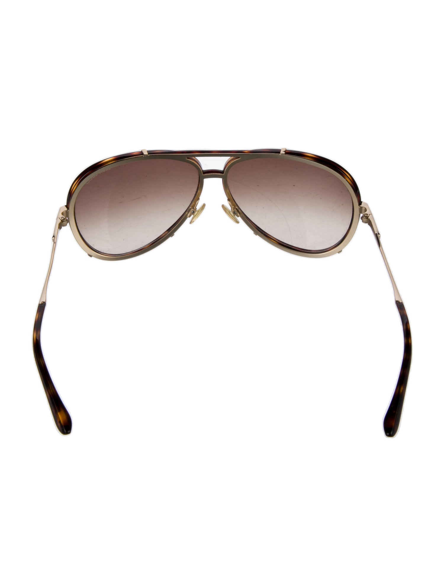 Jimmy Choo Aviator Gradient Sunglasses