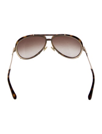 Jimmy Choo Aviator Gradient Sunglasses
