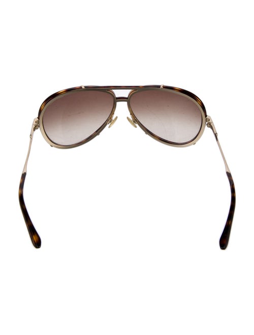 Jimmy Choo Aviator Gradient Sunglasses