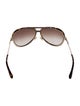 Jimmy Choo Aviator Gradient Sunglasses