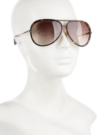 Jimmy Choo Aviator Gradient Sunglasses