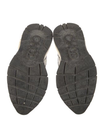 Jimmy Choo Glitter Colorblock Pattern Sneakers