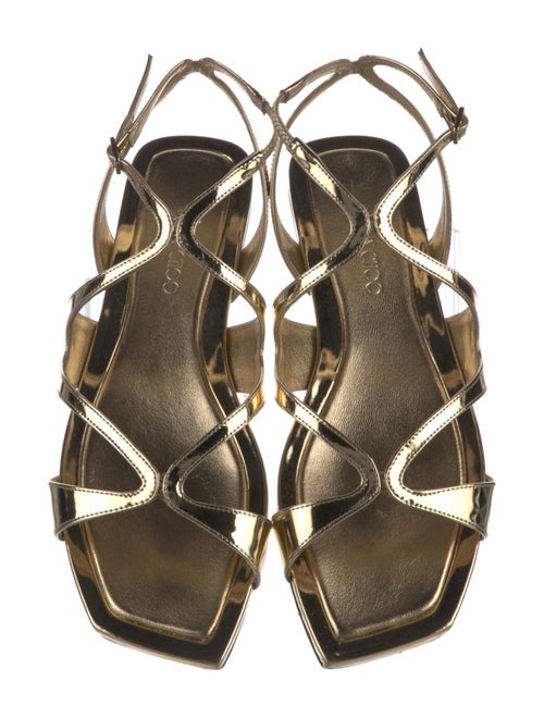 Jimmy Choo Patent Leather Gladiator Sandals