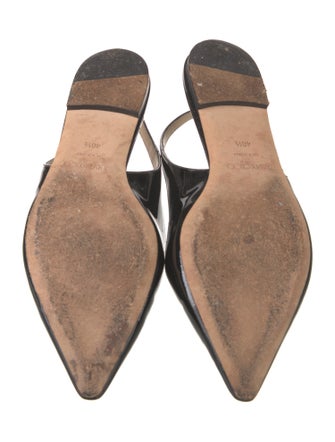 Jimmy Choo Patent Leather Slingback Flats