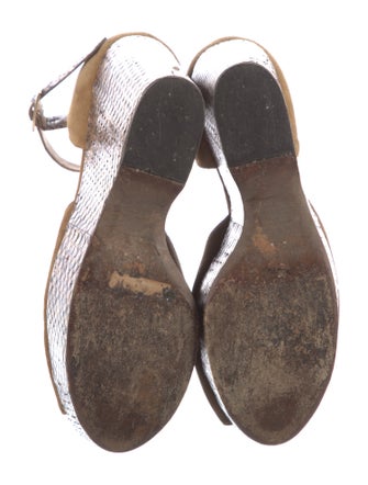 Jimmy Choo Suede Animal Print D'Orsay Pumps