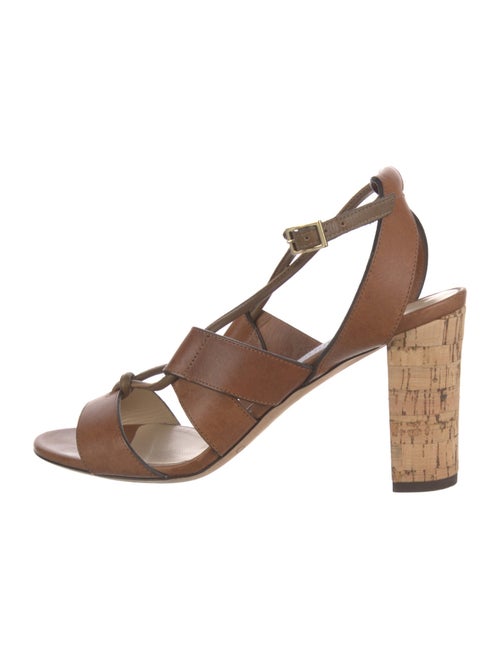 Jimmy Choo Leather Slingback Sandals