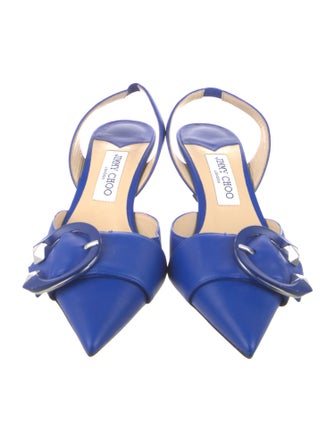 Jimmy Choo Leather Slingback Pumps