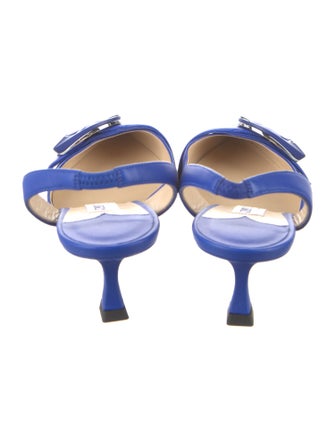 Jimmy Choo Leather Slingback Pumps