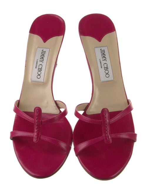 Jimmy Choo Leather Slides