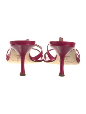 Jimmy Choo Leather Slides