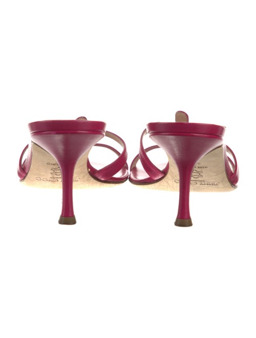 Jimmy Choo Leather Slides