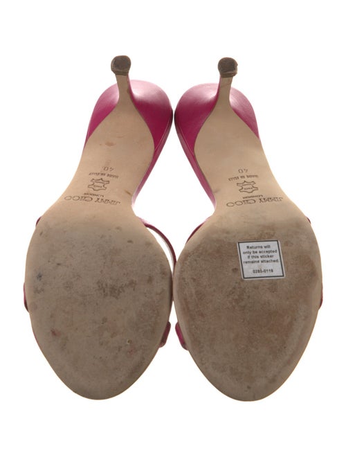 Jimmy Choo Leather Slides