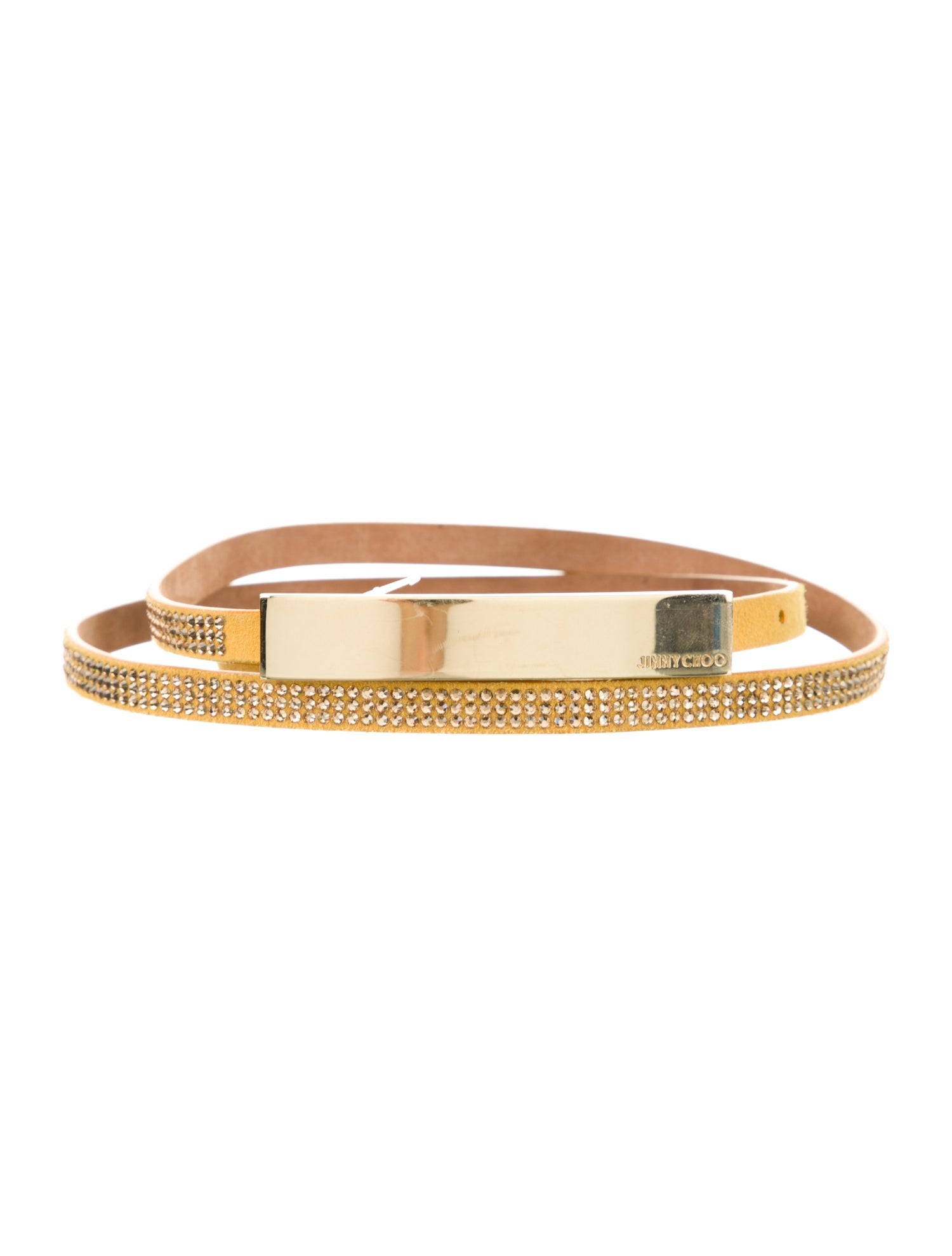 Jimmy Choo Skinny Leather Belt