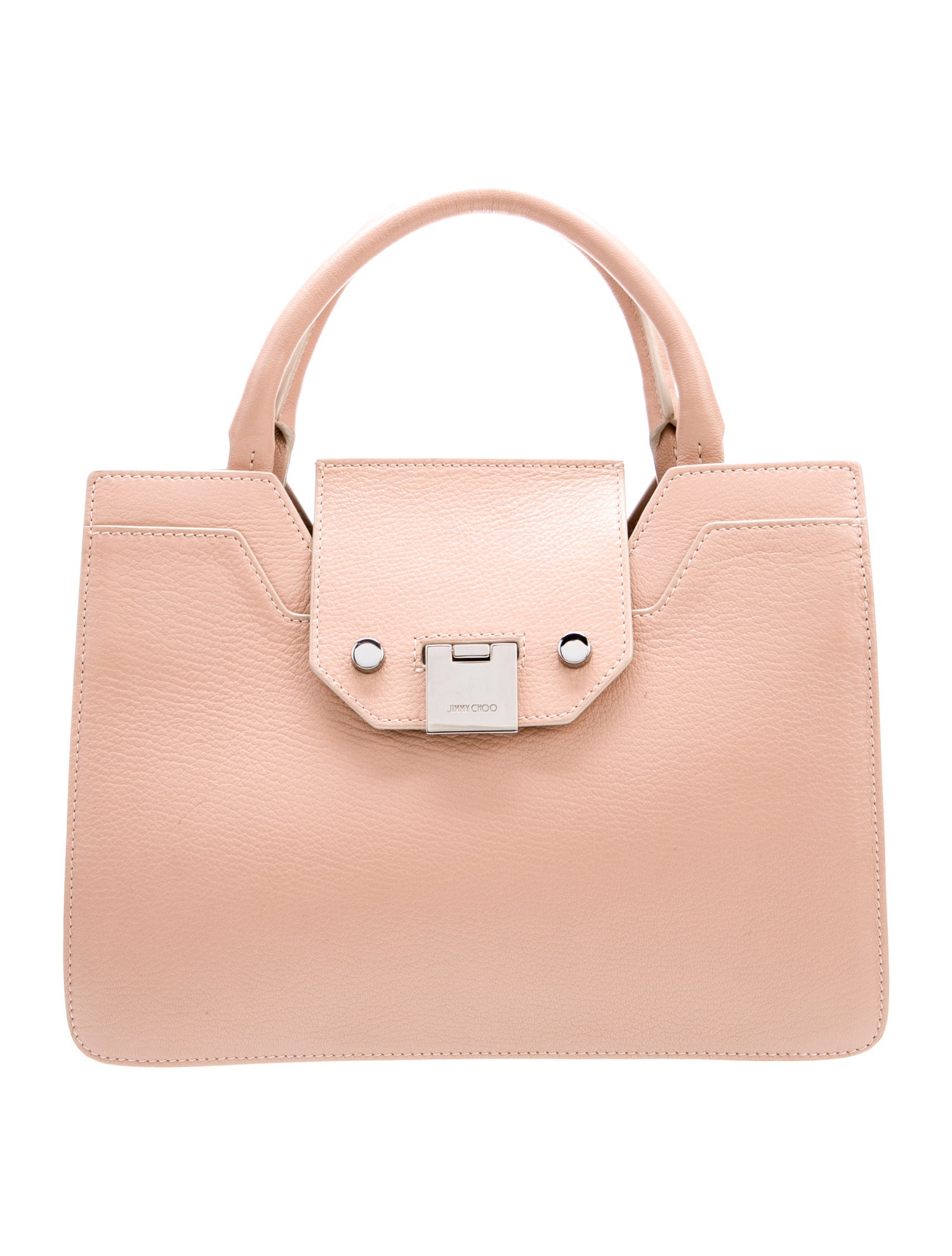 Jimmy Choo Leather Top Handle Bag