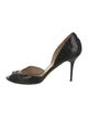 Jimmy Choo Embossed Leather D'Orsay Pumps