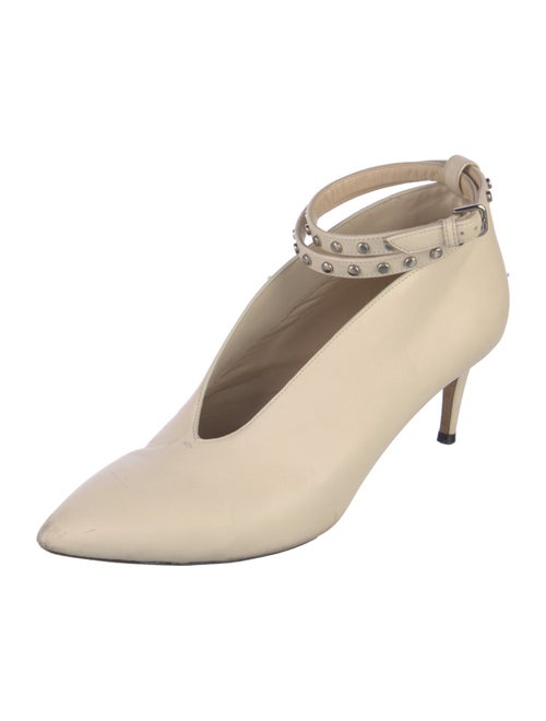 Jimmy Choo Leather Studded Accents Pumps