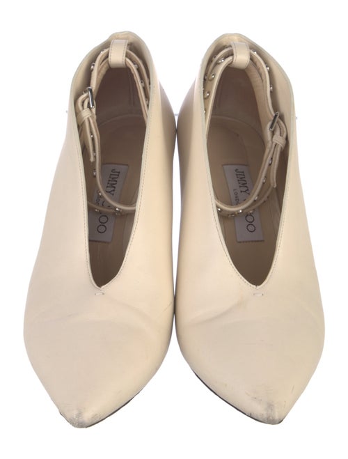 Jimmy Choo Leather Studded Accents Pumps