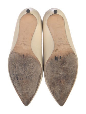 Jimmy Choo Leather Studded Accents Pumps
