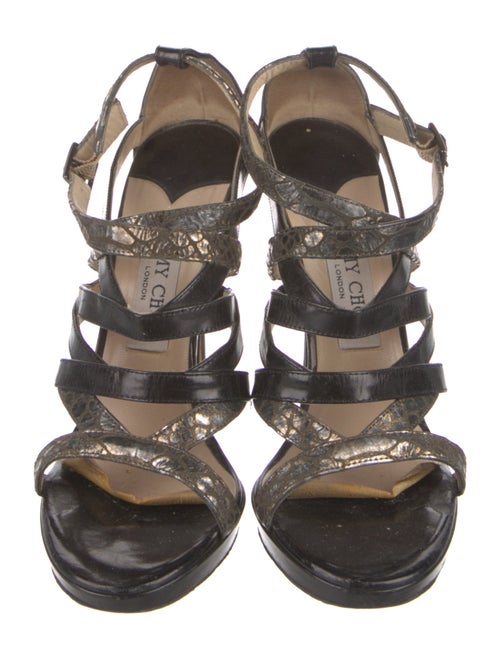 Jimmy Choo Leather Gladiator Sandals