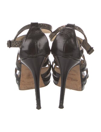 Jimmy Choo Leather Gladiator Sandals