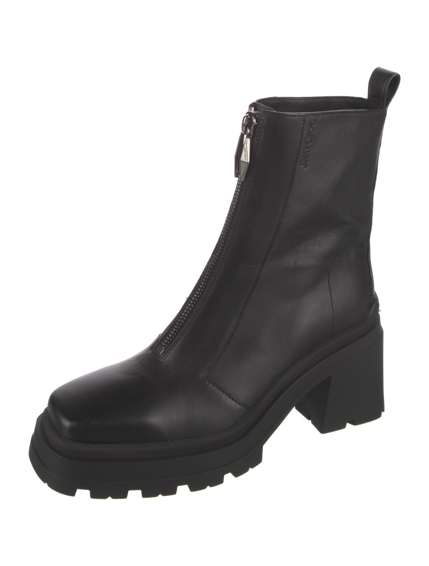 Jimmy Choo Leather Combat Boots