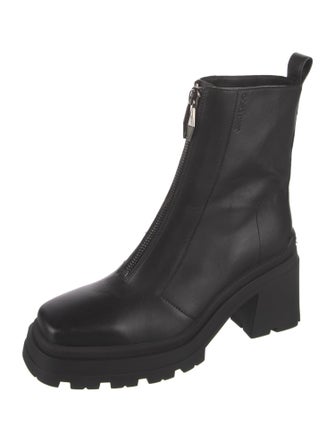 Jimmy Choo Leather Combat Boots