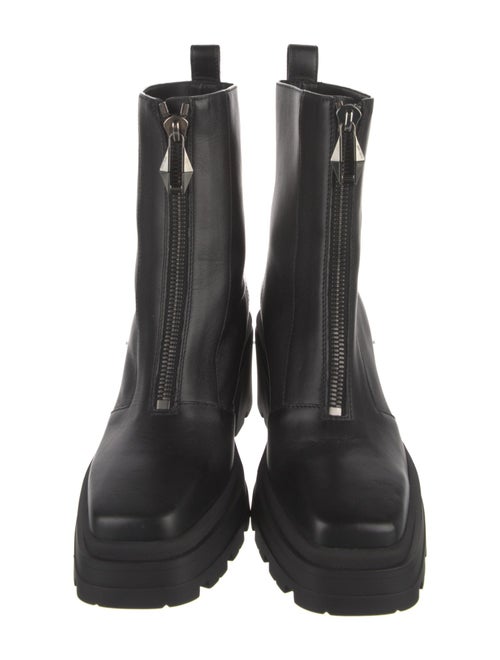 Jimmy Choo Leather Combat Boots