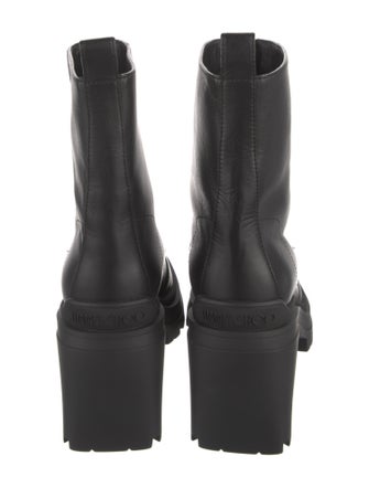 Jimmy Choo Leather Combat Boots