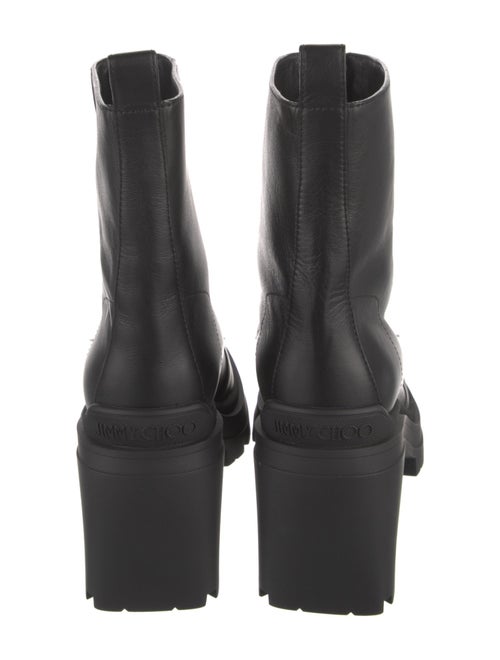 Jimmy Choo Leather Combat Boots