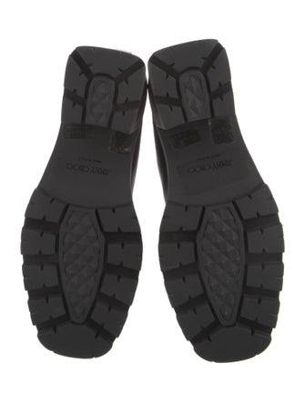 Jimmy Choo Leather Combat Boots