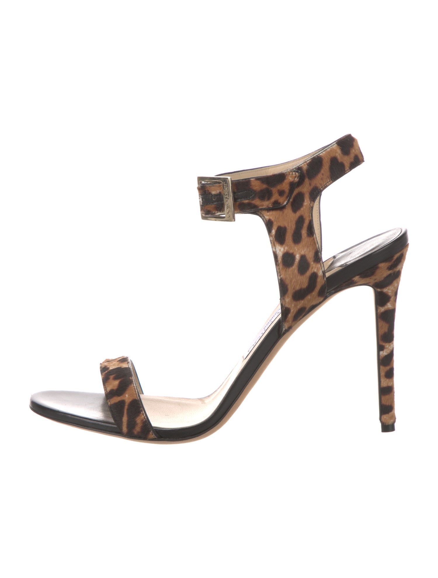 Jimmy Choo Ponyhair Animal Print Sandals