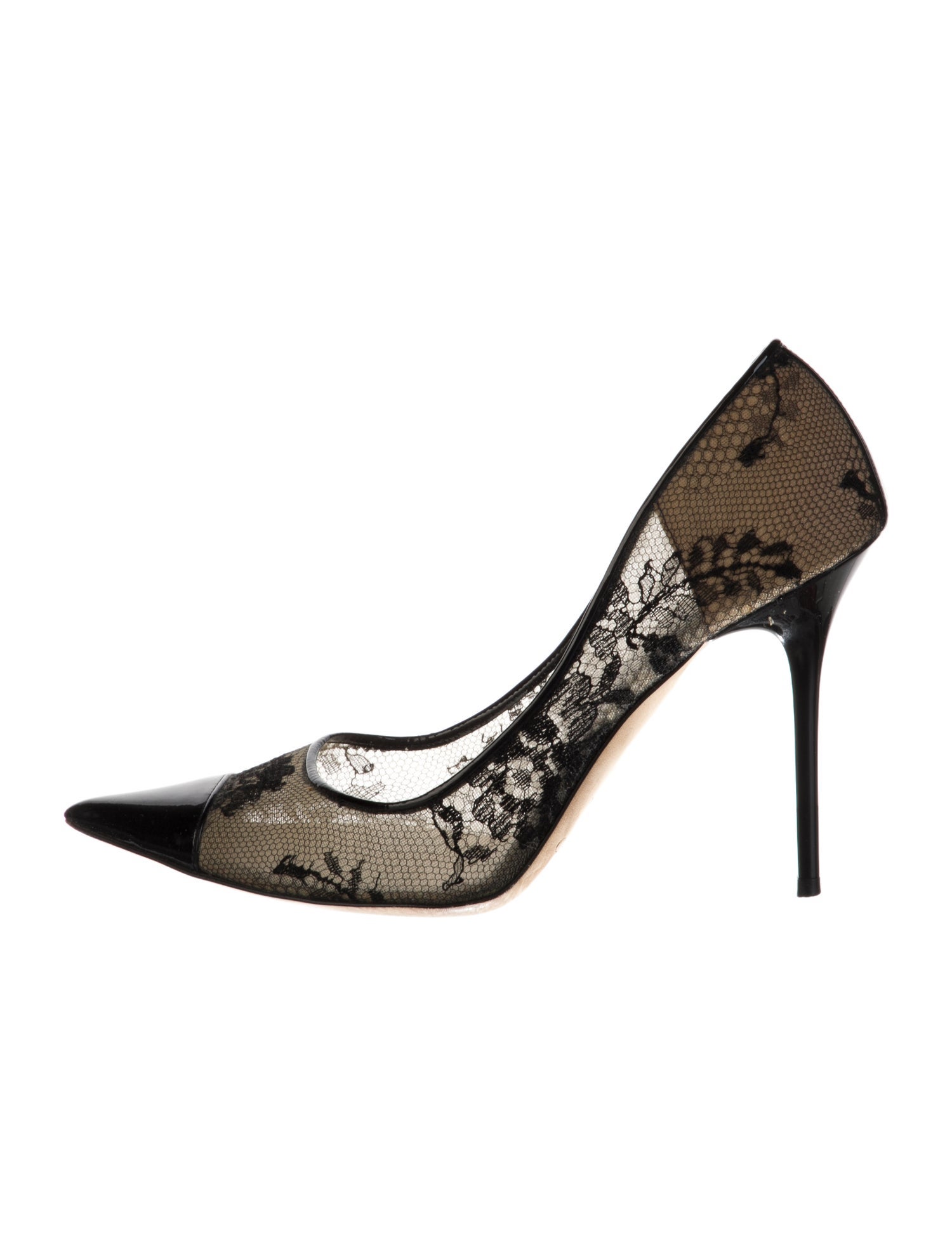 Jimmy Choo Lace Printed Pumps