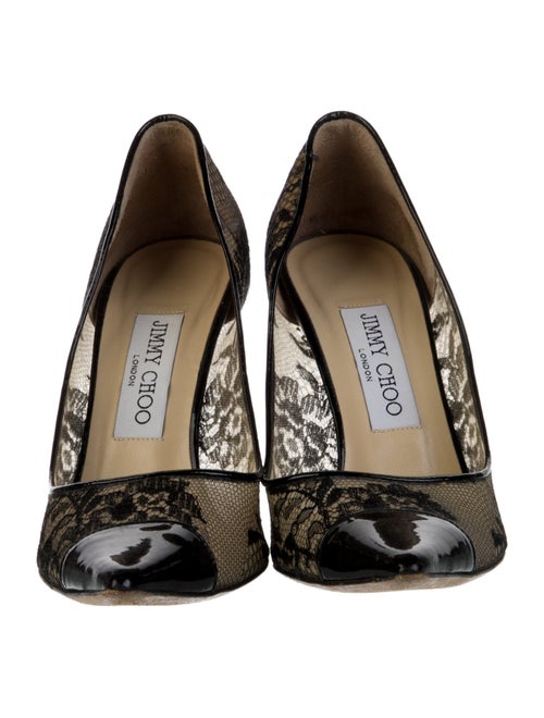 Jimmy Choo Lace Printed Pumps