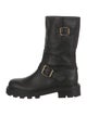 Jimmy Choo Leather Moto Boots