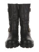 Jimmy Choo Leather Moto Boots