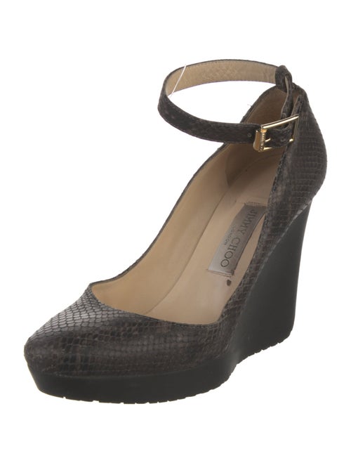 Jimmy Choo Embossed Leather Pumps