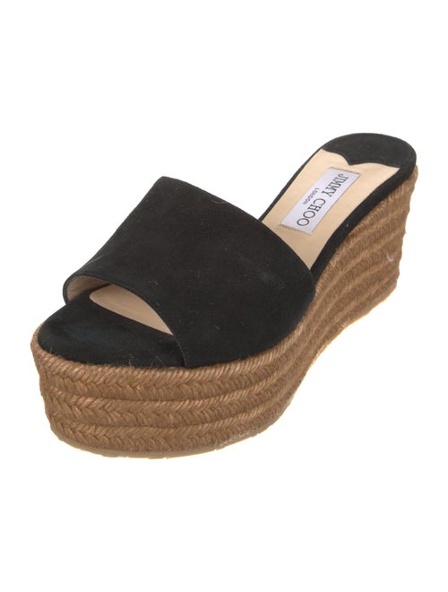 Jimmy Choo Suede Braided Accents Espadrilles