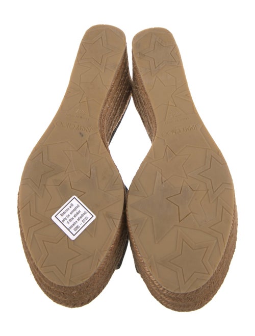 Jimmy Choo Suede Braided Accents Espadrilles
